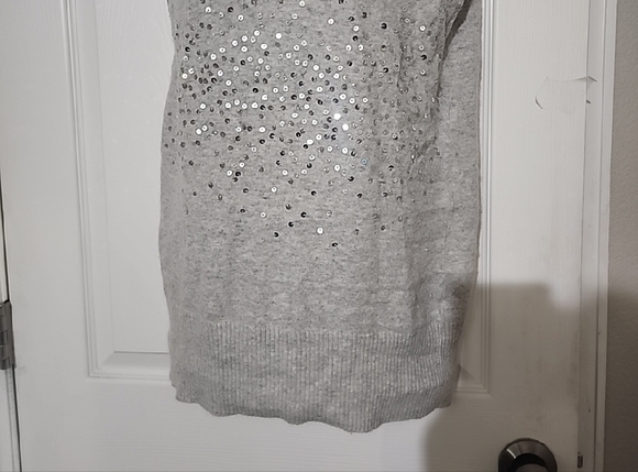 Zara Light Gray Knit Sweater - Picture 2 of 7